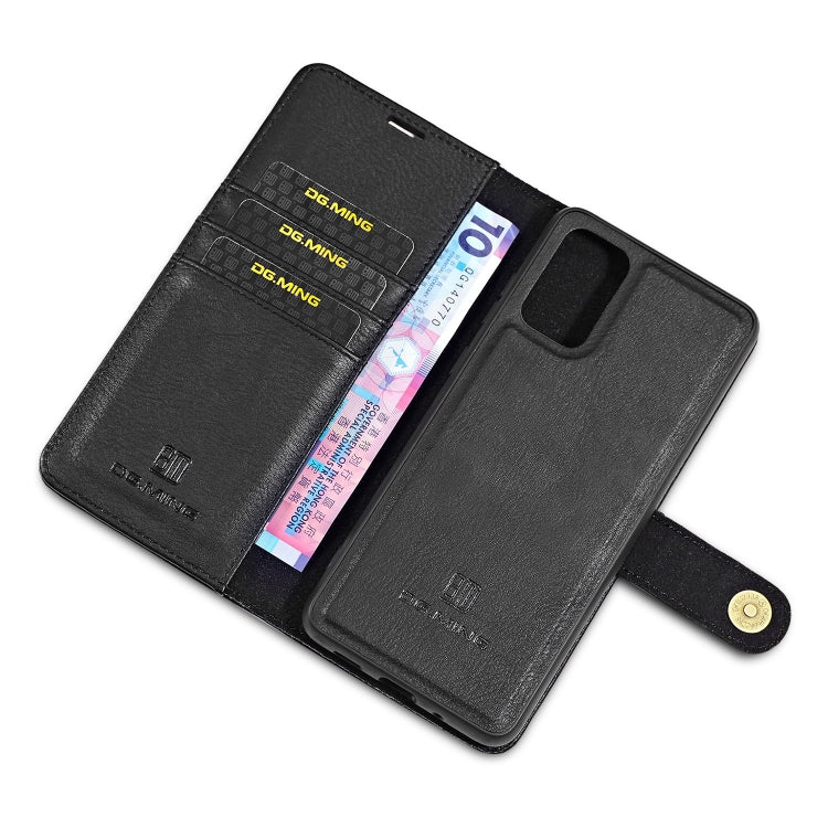 DG.MING Crazy Horse Texture Flip Detachable Magnetic Leather Case with Holder & Card Slots & Wallet, For Galaxy S20, For Galaxy S20+, For Galaxy S20 Ultra