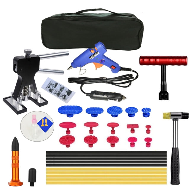 38 in 1 12V Car Cigarette Lighter Plug Paintless Dent Puller, 38 in 1 Black Puller