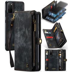 CaseMe Detachable Multifunctional Horizontal Flip Leather Case, with Card Slot & Holder & Zipper Wallet & Photo Frame, For Samsung Galaxy S20 Ultra, For Samsung Galaxy S20 Plus, For Samsung Galaxy S20