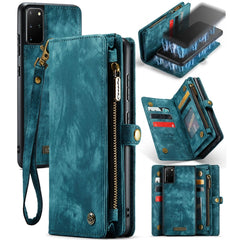 CaseMe Detachable Multifunctional Horizontal Flip Leather Case, with Card Slot & Holder & Zipper Wallet & Photo Frame, For Samsung Galaxy S20 Ultra, For Samsung Galaxy S20 Plus, For Samsung Galaxy S20