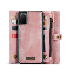 CaseMe Detachable Multifunctional Horizontal Flip Leather Case, with Card Slot & Holder & Zipper Wallet & Photo Frame, For Samsung Galaxy S20 Ultra, For Samsung Galaxy S20 Plus, For Samsung Galaxy S20