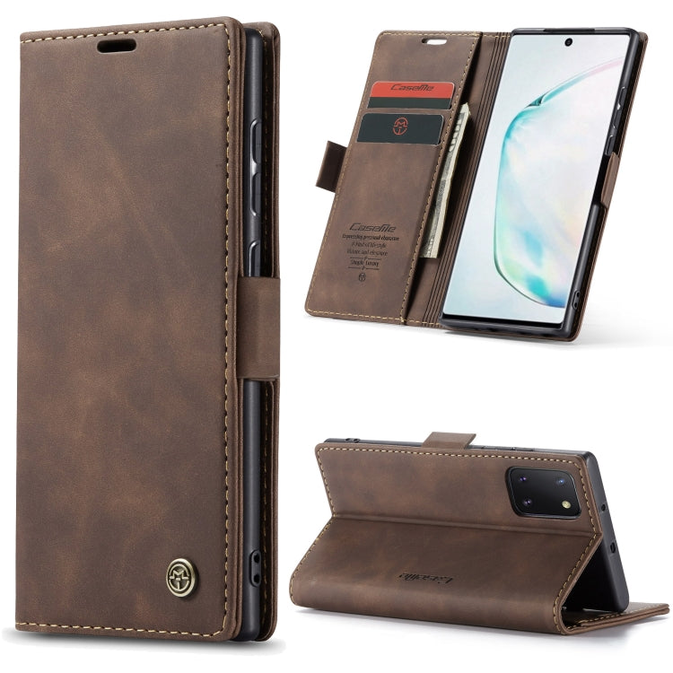 CaseMe Multifunctional Horizontal Flip Leather Case, with Card Slot & Holder & Wallet