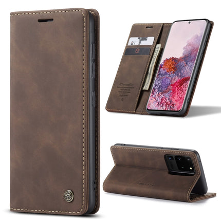 CaseMe Multifunctional Horizontal Flip Leather Case, with Card Slot & Holder & Wallet, For Galaxy S20, For Galaxy S20 Plus, For Galaxy S20 Ultra