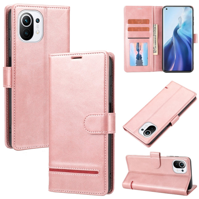 Classic Wallet Flip Leather Phone Case, For Xiaomi Mi 11, For Xiaomi Mi 11 Lite, For Xiaomi 11T / 11T Pro, For Xiaomi 12