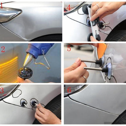 D4 Car Paintless Dent Dings Repair Bridge Puller Lifter Tools Kit, D4