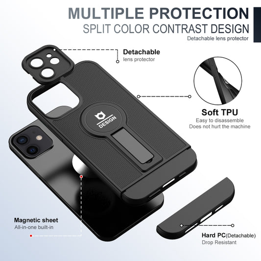 Small Tail Holder TPU+PC Phone Case, For iPhone 11, For iPhone 11 Pro, For iPhone 11 Pro Max