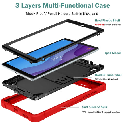 Silicone + PC Holder Shockproof Tablet Case, For Lenovo Tab M10 HD, For Lenovo Tab M10 Plus X606 10.3 inch