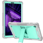 For Lenovo Tab M10 Plus X606 10.3 inch / Grey+Mint Green