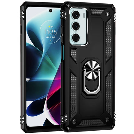 Shockproof TPU + PC Holder Phone Case, For Motorola Moto G200 5G, For Motorola Moto G52