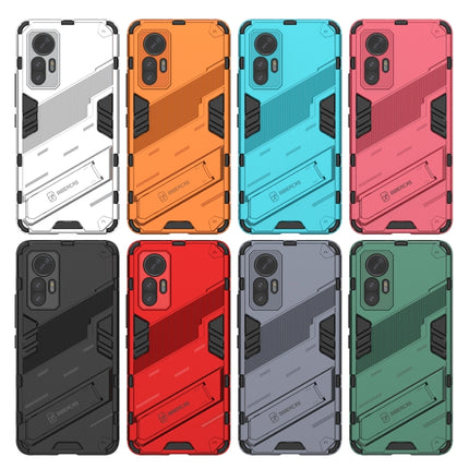 Punk Armor PC + TPU Phone Case with Holder, For Xiaomi 12 Lite