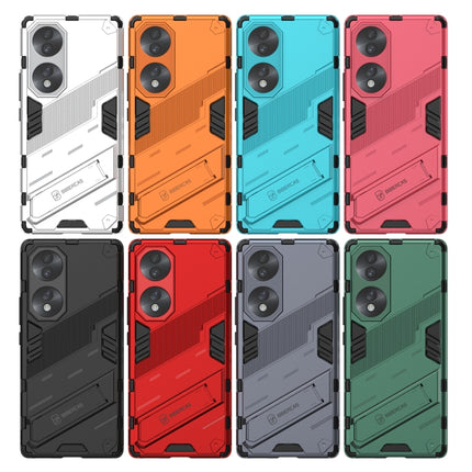 Punk Armor 2 in 1 PC + TPU Shockproof Case with Invisible Holder, For Honor 70, For Honor 70 Pro