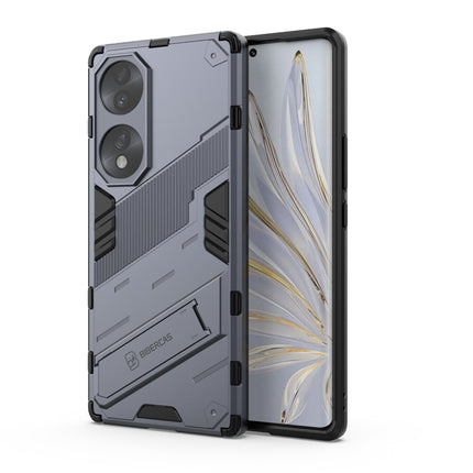 Punk Armor 2 in 1 PC + TPU Shockproof Case with Invisible Holder, For Honor 70, For Honor 70 Pro
