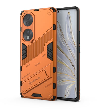 Punk Armor 2 in 1 PC + TPU Shockproof Case with Invisible Holder, For Honor 70, For Honor 70 Pro
