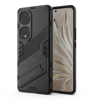 Punk Armor 2 in 1 PC + TPU Shockproof Case with Invisible Holder, For Honor 70, For Honor 70 Pro