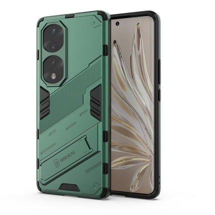 Punk Armor 2 in 1 PC + TPU Shockproof Case with Invisible Holder, For Honor 70, For Honor 70 Pro