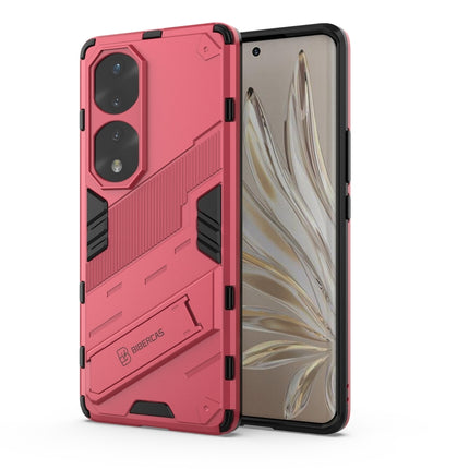 Punk Armor 2 in 1 PC + TPU Shockproof Case with Invisible Holder, For Honor 70, For Honor 70 Pro