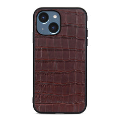 Crocodile Texture Genuine Leather Phone Case, For iPhone 14, For iPhone 14 Plus, For iPhone 14 Pro, For iPhone 14 Pro Max