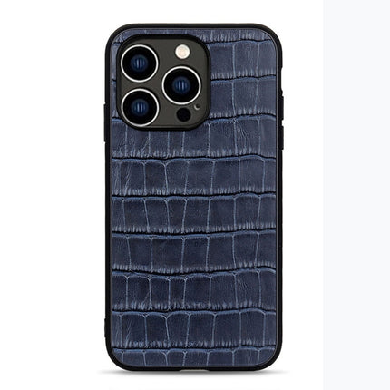 Handyhülle aus echtem Leder mit Krokodilstruktur, für iPhone 14, für iPhone 14 Plus, für iPhone 14 Pro, für iPhone 14 Pro Max