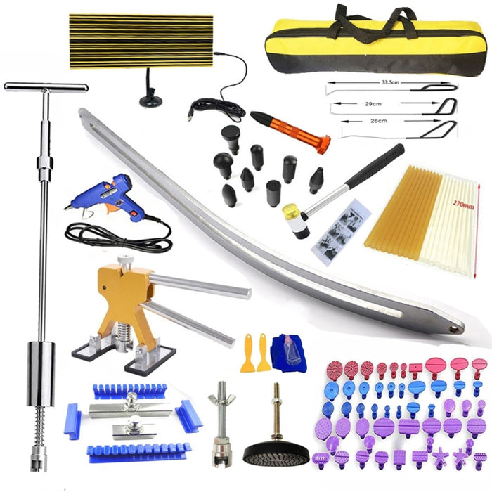 N4 107 in 1 Car Paintless Dent Removal Fender Damage Repair Puller Lifter, 107 in 1 EU Plug, 107 in 1 US Plug, 107 in 1 UK Plug, 107 in 1 Cigarette Lighter Plug