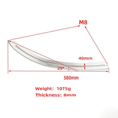 N8 10 in 1 Car Paintless Dent Removal Fender Damage Repair Puller Lifter Arc Crowbar Tools Hook Rods kit, 10 in 1