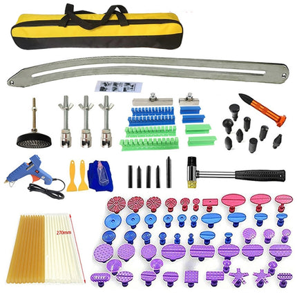 N10 117 in 1 Car Paintless Dent Removal Fender Damage Repair Puller Lifter, 117 in 1 EU Plug, 117 in 1 US Plug, 117 in 1 UK Plug, 117 in 1 Cigarette Lighter Plug