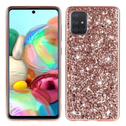 Plating Glittery Powder Shockproof TPU Protective Case, For Samsung Galaxy A51, For Samsung Galaxy A71, For Samsung Galaxy M30s, For Samsung Galaxy S20, For Samsung Galaxy S20+, For Samsung Galaxy S20 Ultra