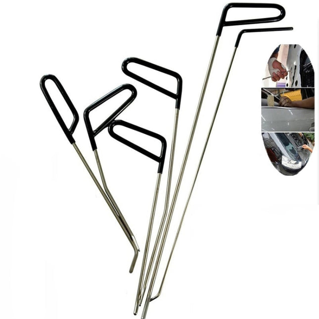 Q1 6 in 1 Car Paintless Dent Repair Hail Remover Hooks Rods Kit, Q1 6 in 1