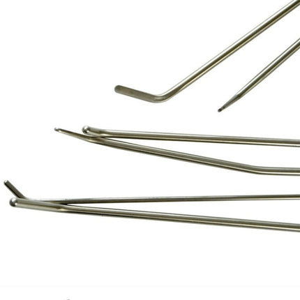 Q1 6 in 1 Car Paintless Dent Repair Hail Remover Hooks Rods Kit, Q1 6 in 1