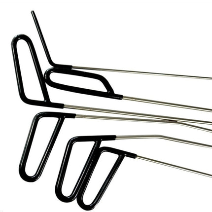 Q1 6 in 1 Car Paintless Dent Repair Hail Remover Hooks Rods Kit, Q1 6 in 1