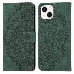 Mandala Embossed Flip Leather Phone Case, For iPhone 13 mini, For iPhone 13, For iPhone 13 Pro, For iPhone 13 Pro Max, For iPhone 12 mini, For iPhone 12 / 12 Pro