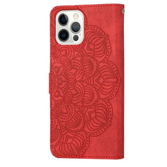 Flip-Hülle aus Leder mit Mandala-Prägung, für iPhone 12 Pro Max, für iPhone 11, für iPhone 11 Pro, für iPhone 11 Pro Max, für iPhone X/XS, für iPhone XR