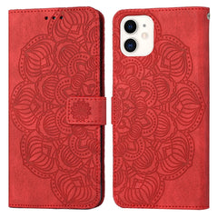 Flip-Hülle aus Leder mit Mandala-Prägung, für iPhone 12 Pro Max, für iPhone 11, für iPhone 11 Pro, für iPhone 11 Pro Max, für iPhone X/XS, für iPhone XR