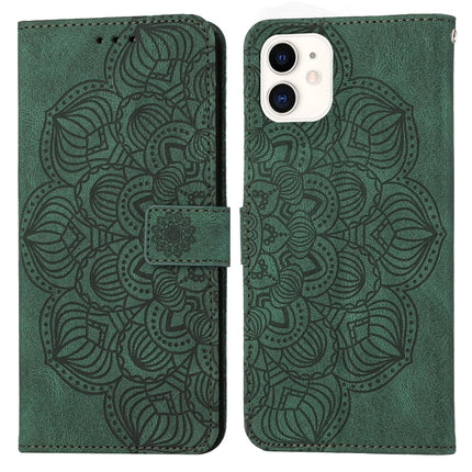 Funda de cuero con tapa y diseño de mandala en relieve para iPhone 12 Pro Max, iPhone 11, iPhone 11 Pro, iPhone 11 Pro Max, iPhone X/XS, iPhone XR