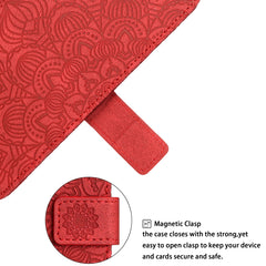 Flip-Leder-Handyhülle mit Mandala-Prägung, für iPhone XS Max, für iPhone SE 2022/2020/8/7, für iPhone 7 Plus/8 Plus