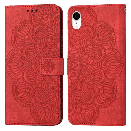 Flip-Leder-Handyhülle mit Mandala-Prägung, für iPhone XS Max, für iPhone SE 2022/2020/8/7, für iPhone 7 Plus/8 Plus
