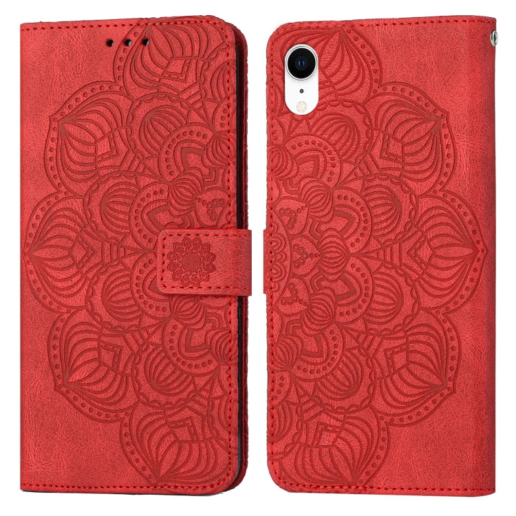 Mandala Embossed Flip Leather Phone Case, For iPhone 11 Pro, For iPhone 11 Pro Max, For iPhone X / XS, For iPhone XR