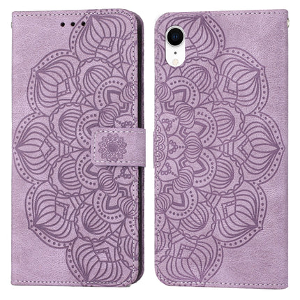 Flip-Leder-Handyhülle mit Mandala-Prägung, für iPhone XS Max, für iPhone SE 2022/2020/8/7, für iPhone 7 Plus/8 Plus