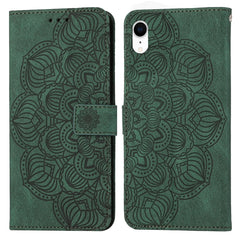 Flip-Hülle aus Leder mit Mandala-Prägung, für iPhone 12 Pro Max, für iPhone 11, für iPhone 11 Pro, für iPhone 11 Pro Max, für iPhone X/XS, für iPhone XR