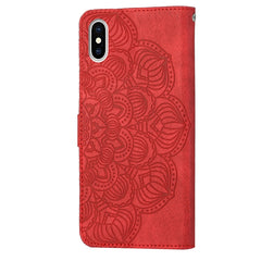 Mandala Embossed Flip Leather Phone Case, For iPhone XS Max, For iPhone SE 2022 / 2020 / 8 / 7, For iPhone 7 Plus / 8 Plus