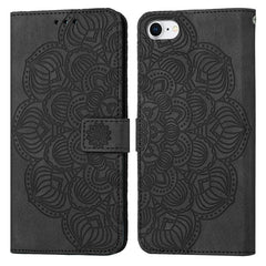 Mandala Embossed Flip Leather Phone Case, For iPhone XS Max, For iPhone SE 2022 / 2020 / 8 / 7, For iPhone 7 Plus / 8 Plus