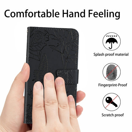 Skin Feel Butterfly Peony Embossed Leather Phone Case, For Motorola Moto G52J 5G, For Motorola Moto G71S, For OPPO Realme Narzo 50 4G, For OPPO Reno7 4G