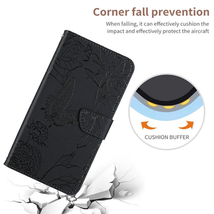 Skin Feel Butterfly Peony Embossed Leather Phone Case, For Motorola Moto G52J 5G, For Motorola Moto G71S, For OPPO Realme Narzo 50 4G, For OPPO Reno7 4G