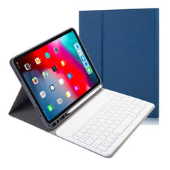 Cloth Texture Detachable Magnetic Bluetooth Keyboard Horizontal Flip Leather Case for iPad Pro 11 2020 / 2018 with Holder & Pen Slot, RK11, RK11D Backlight