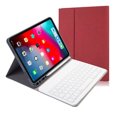 Cloth Texture Detachable Magnetic Bluetooth Keyboard Horizontal Flip Leather Case for iPad Pro 11 2020 / 2018 with Holder & Pen Slot, RK11, RK11D Backlight