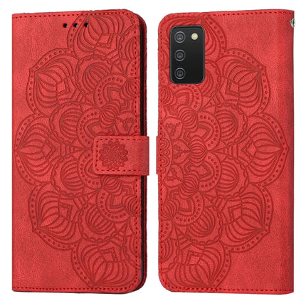 Mandala Embossed Flip Leather Phone Case, For Samsung Galaxy A01, For Samsung Galaxy A02s 164mm, For Samsung Galaxy A02s 166mm, For Samsung Galaxy A03s 164mm