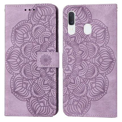 Mandala Embossed Flip Leather Phone Case, For Samsung Galaxy A13 5G, For Samsung Galaxy A20 / A30, For Samsung Galaxy A20e, For Samsung Galaxy A21s