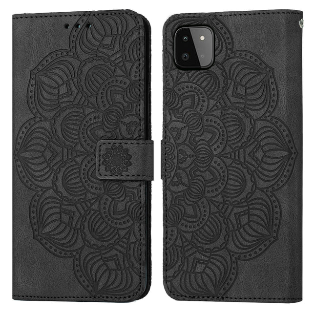 Mandala Embossed Flip Leather Phone Case, For Samsung Galaxy A22 4G, For Samsung Galaxy A22 5G, For Samsung Galaxy A23, For Samsung Galaxy A31