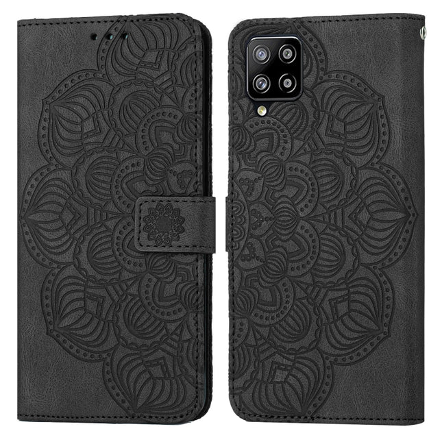 Mandala Embossed Flip Leather Phone Case, For Samsung Galaxy A42 5G, For Samsung Galaxy A50, For Samsung Galaxy A51 4G, For Samsung Galaxy A52 4G / 5G