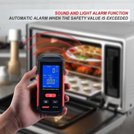 Comprobador de radiación electromagnética doméstica Wintact WT3122, WT3122