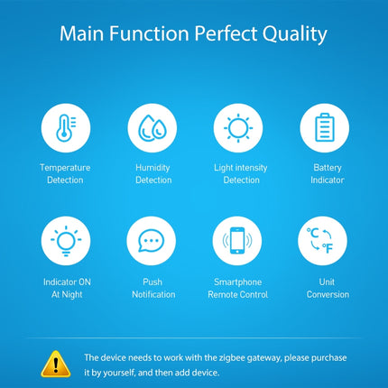 NEO NAS-TH02B Zigbee Temperature and humidity Sensor